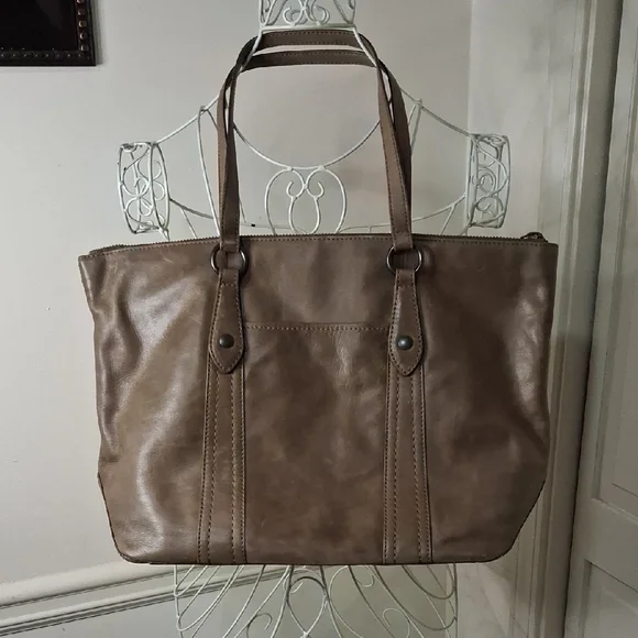 Frye Tan Leather Shoulder Bag - Picture 2 of 13